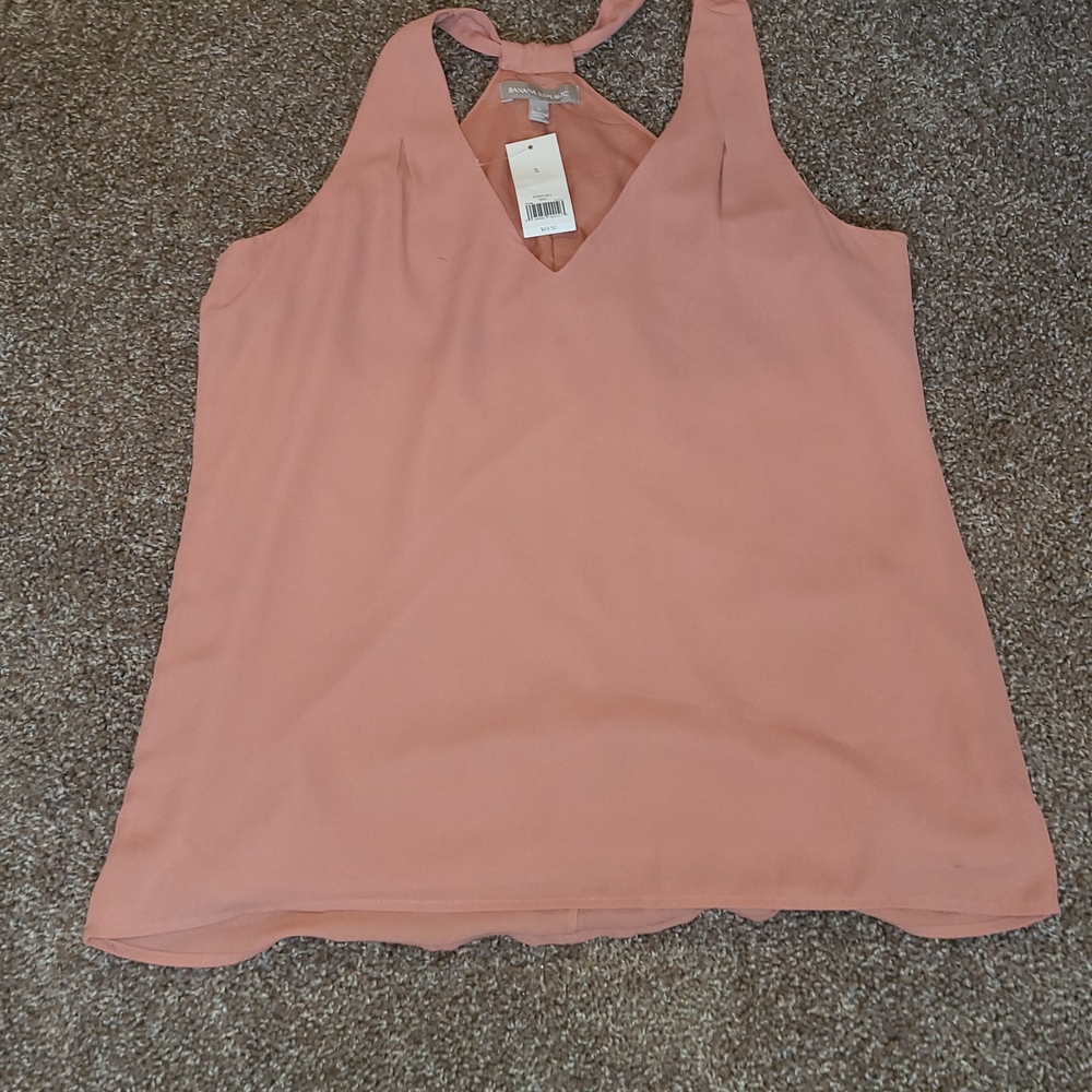 Banana Republic Pink Tank Top Sleeveless Racerback